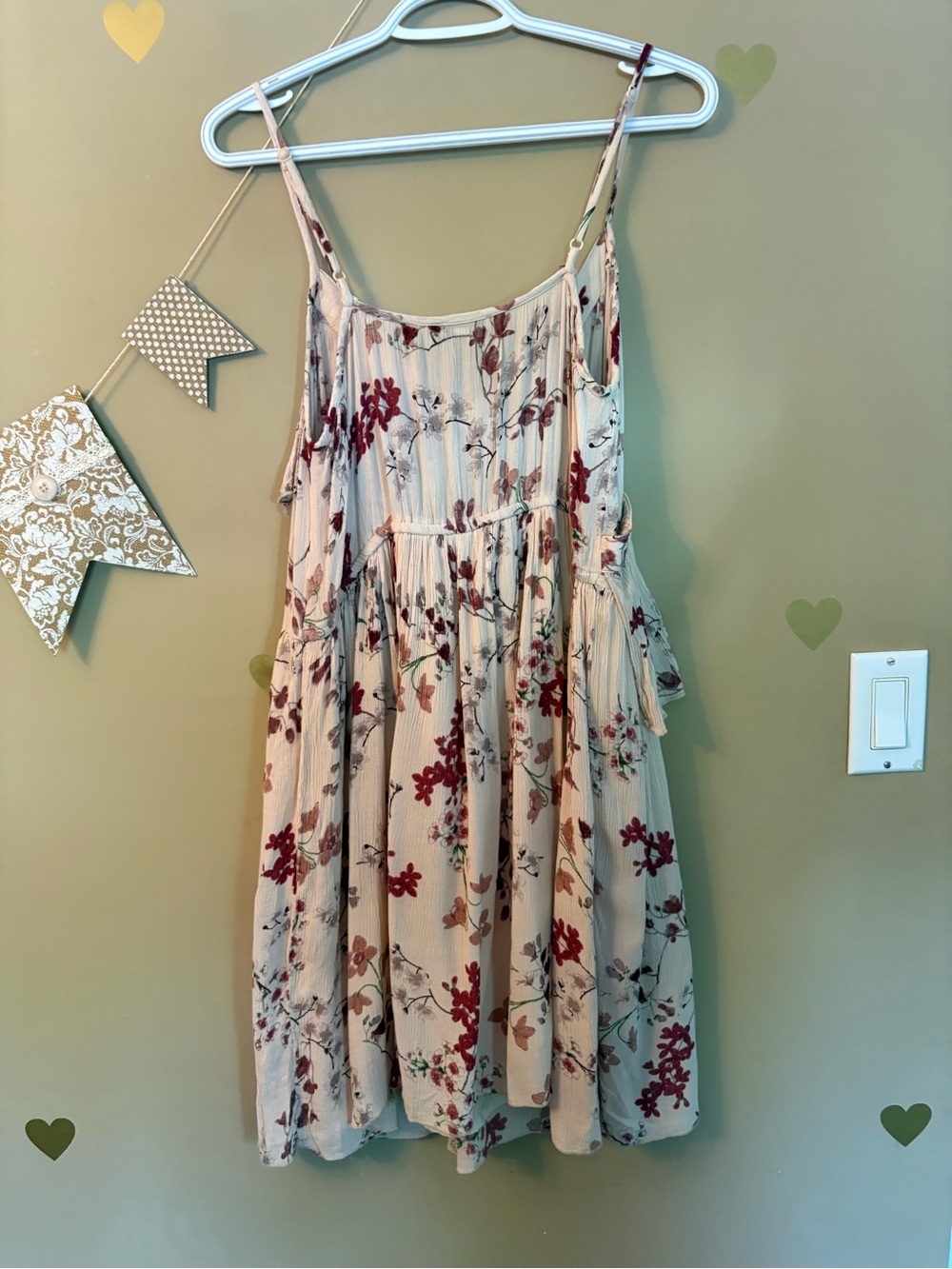 Patrons of Peace Boho Floral Asymmetrical Ruffle Top Dress - Picture 12 of 12